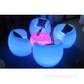 Environmentally friendly Chairs with 16 colors LED Lighting